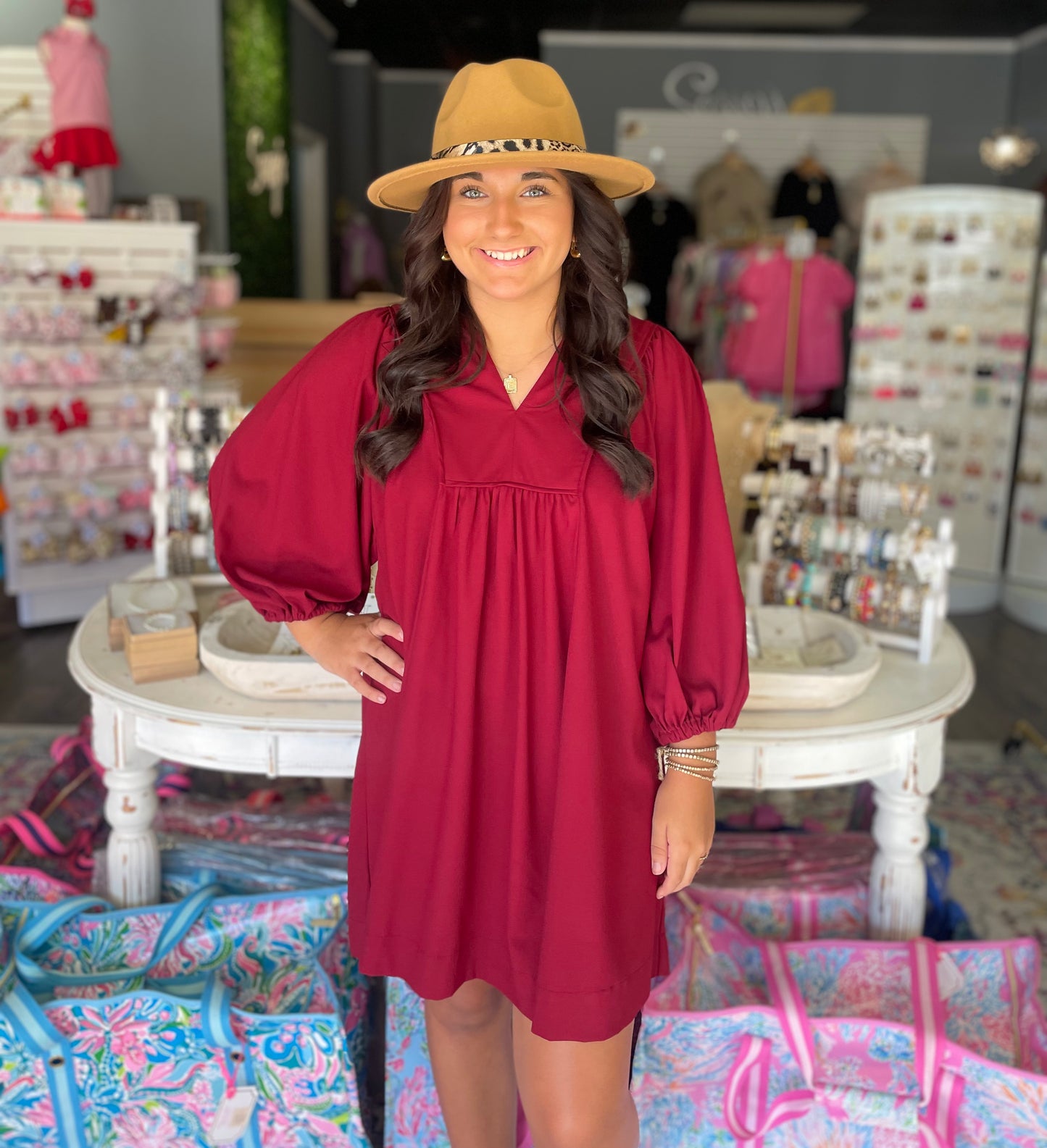 Wine Me Down Dress