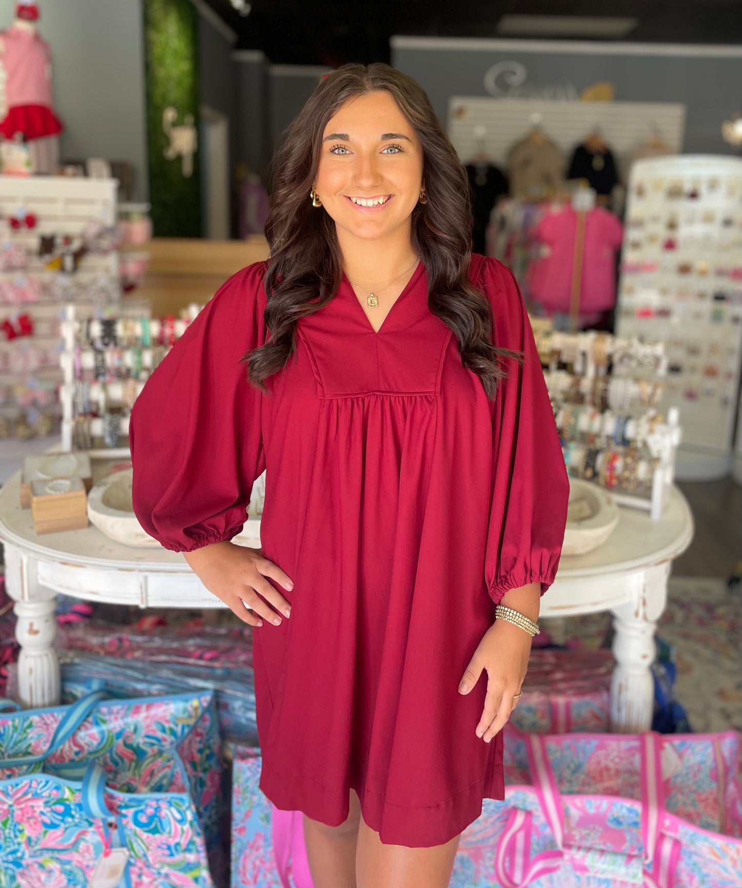 Wine Me Down Dress