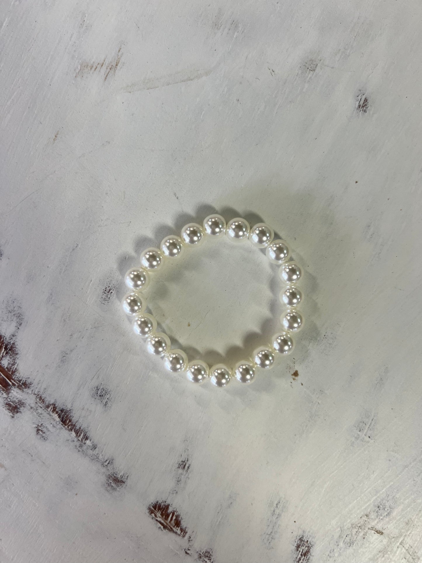 Cream Pearl Kids Bracelet