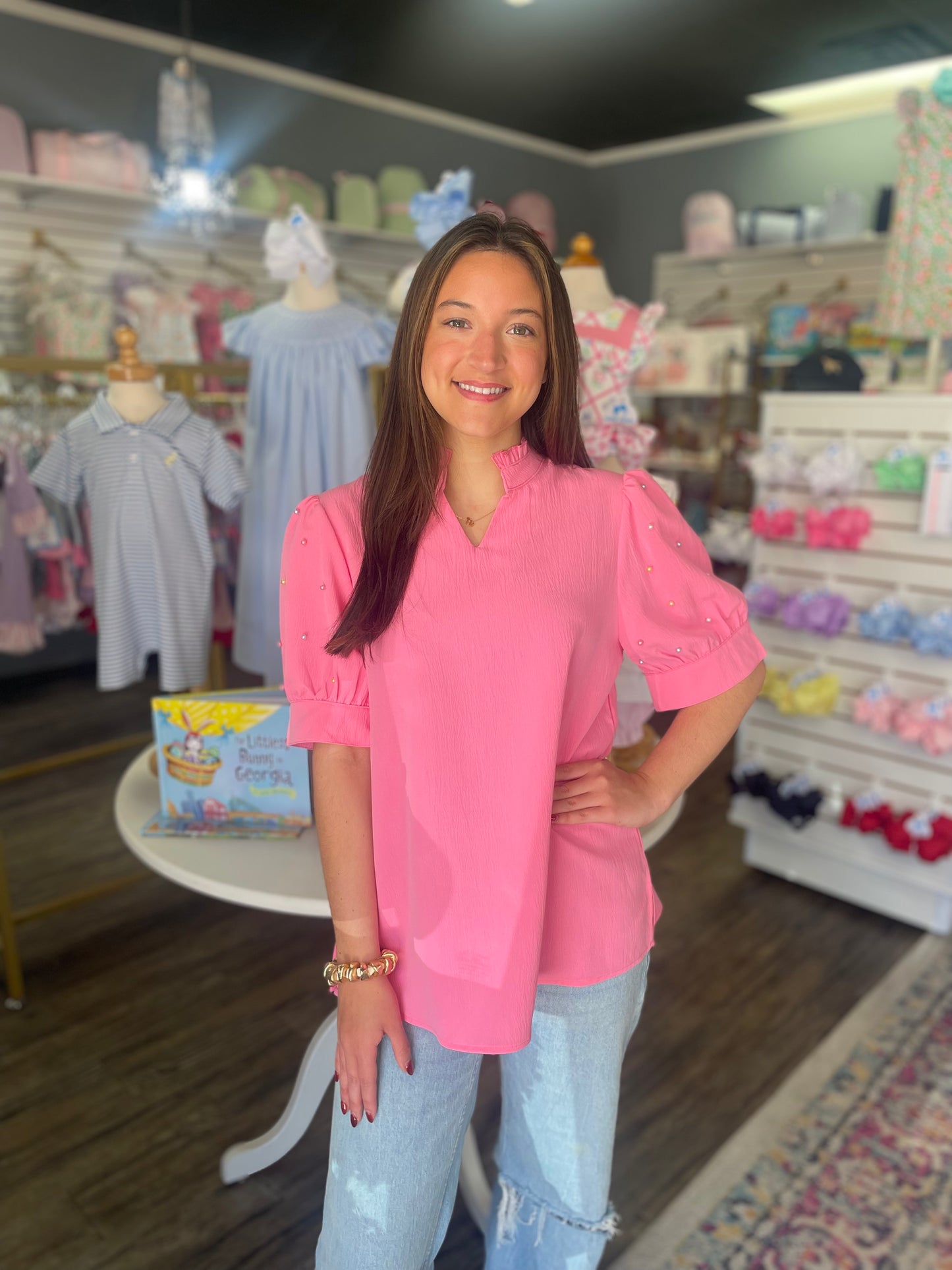 Pearly Pink Top