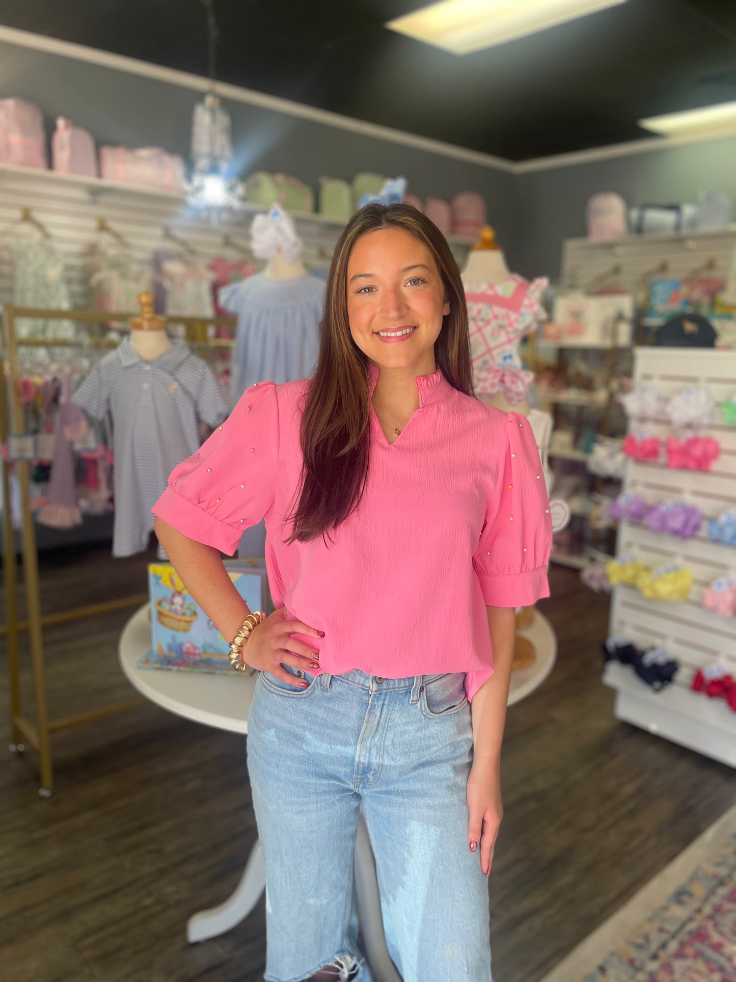 Pearly Pink Top