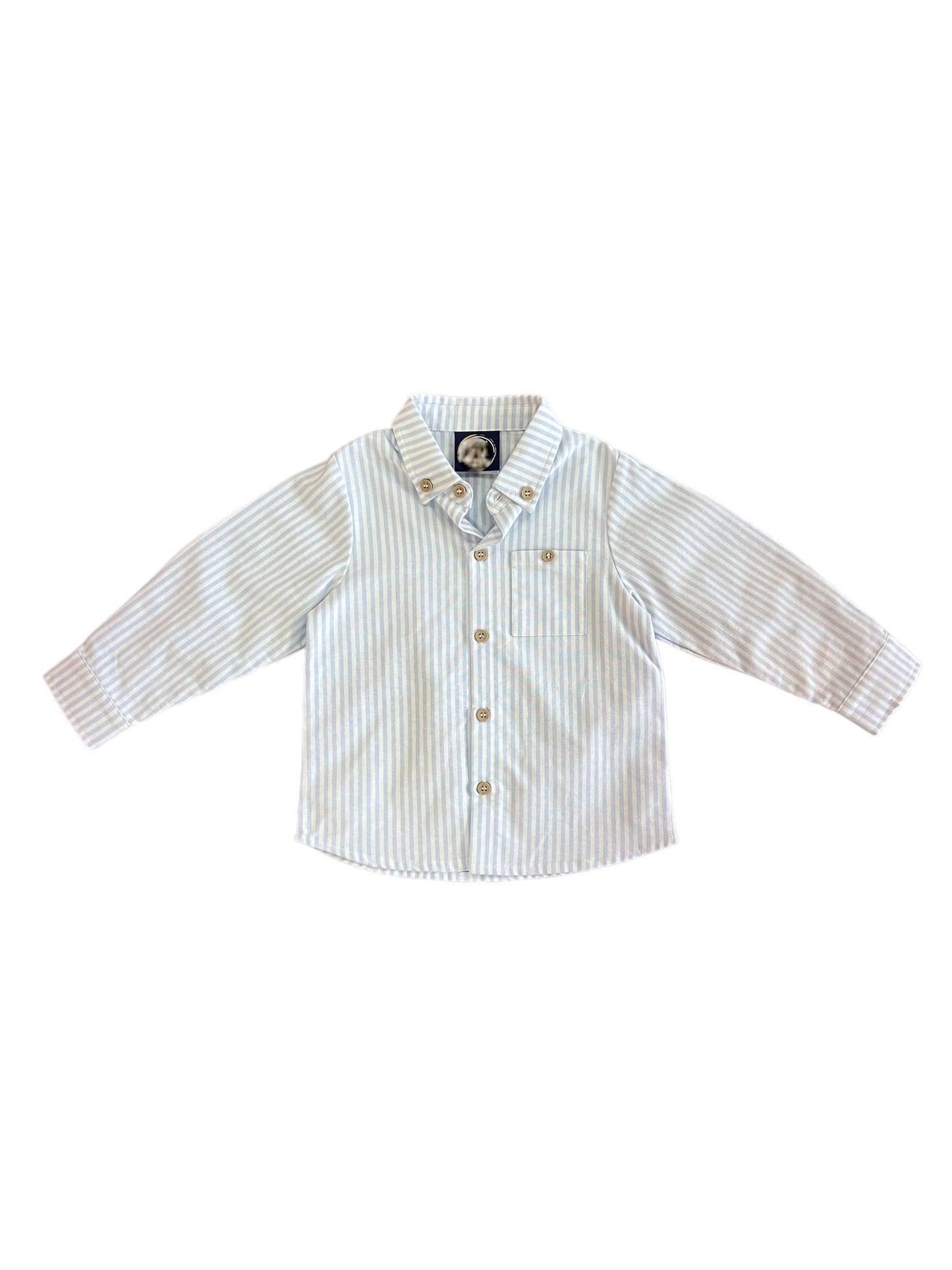 Blue Stripe Button Down