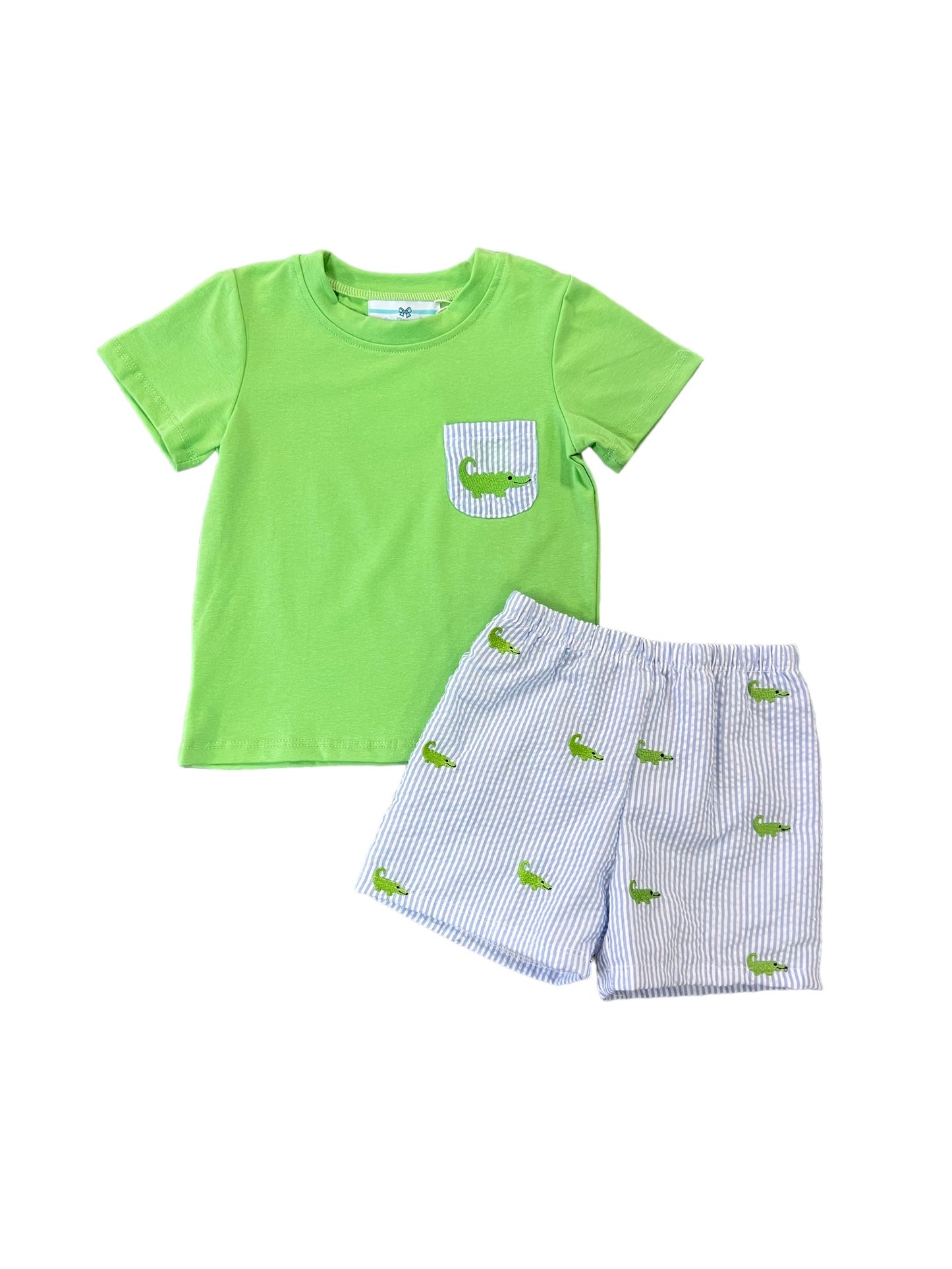 Mini Alligator Short Set