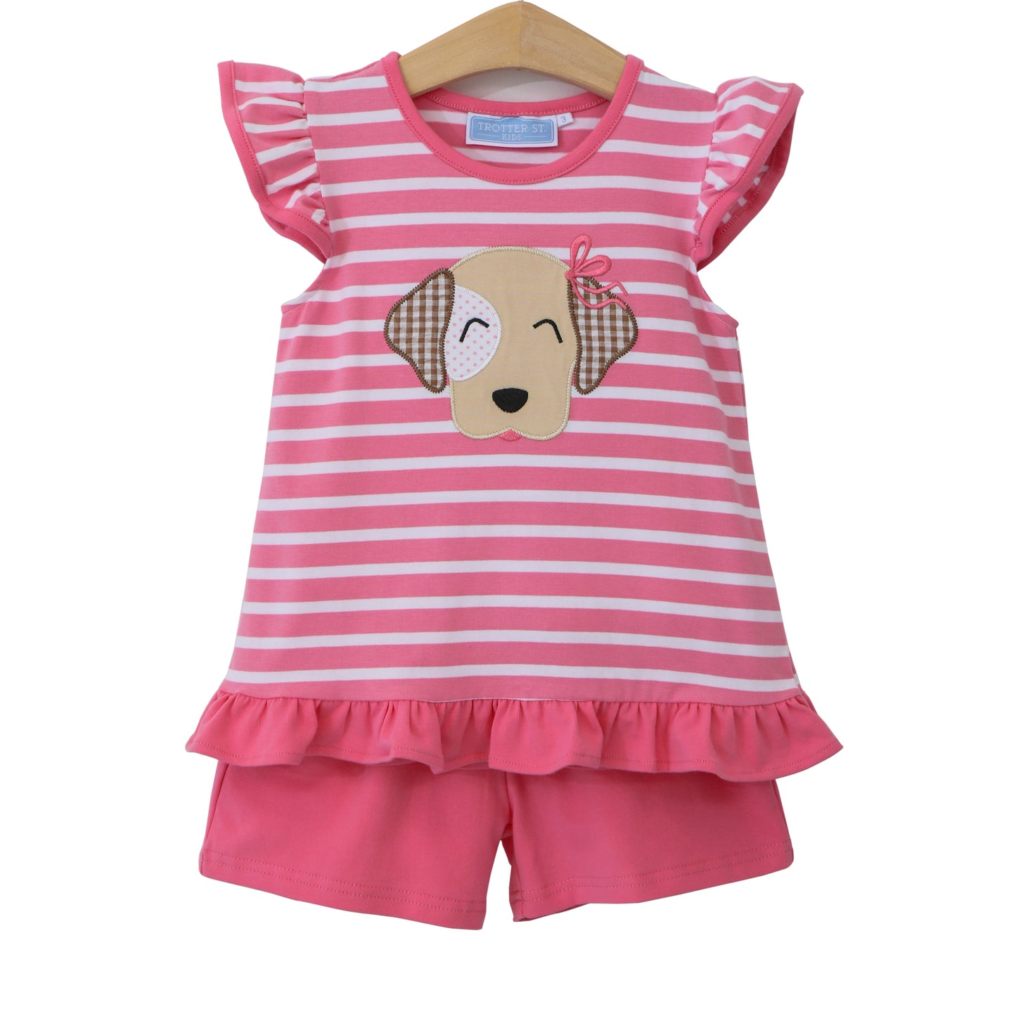 Puppy Flutter Short Set