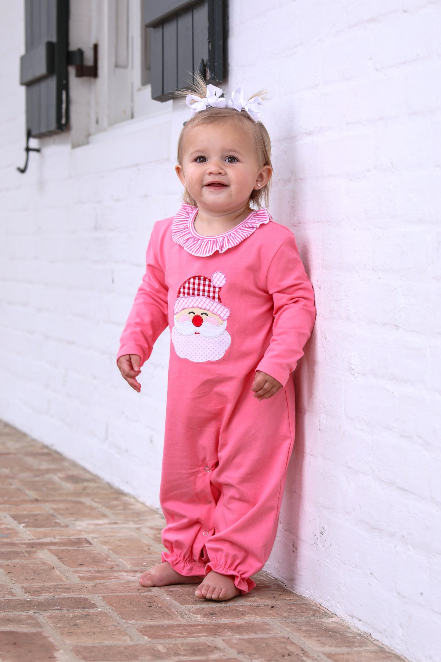 Ruffle Santa Romper