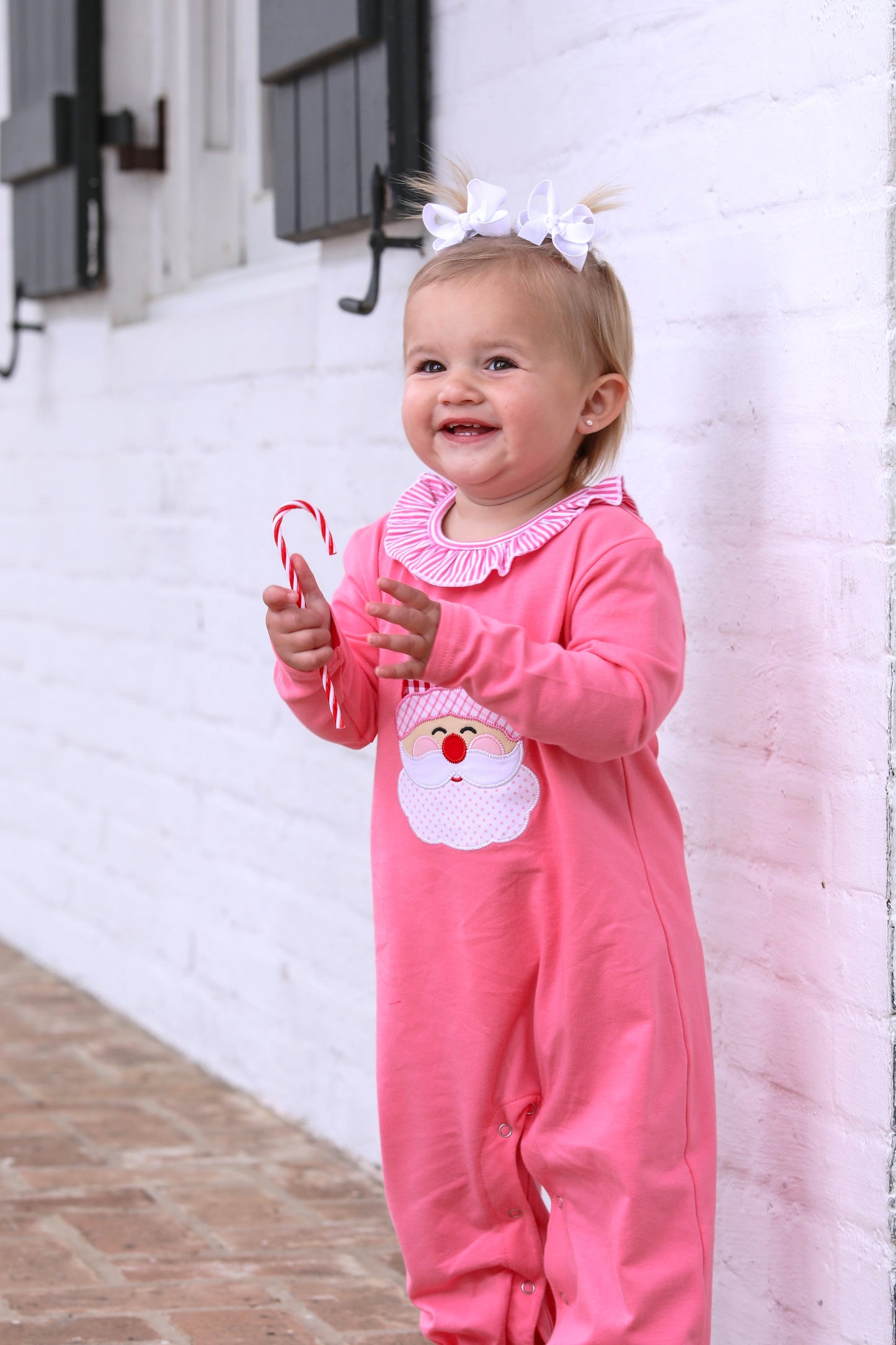 Ruffle Santa Romper