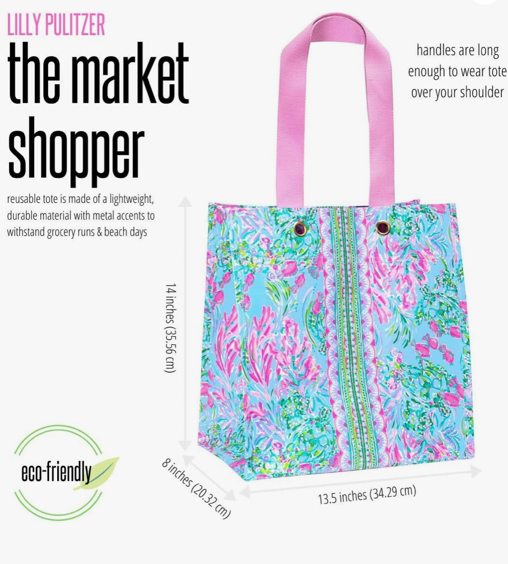 Best Fishes Small Tote Bag (Lilly Pulitzer)
