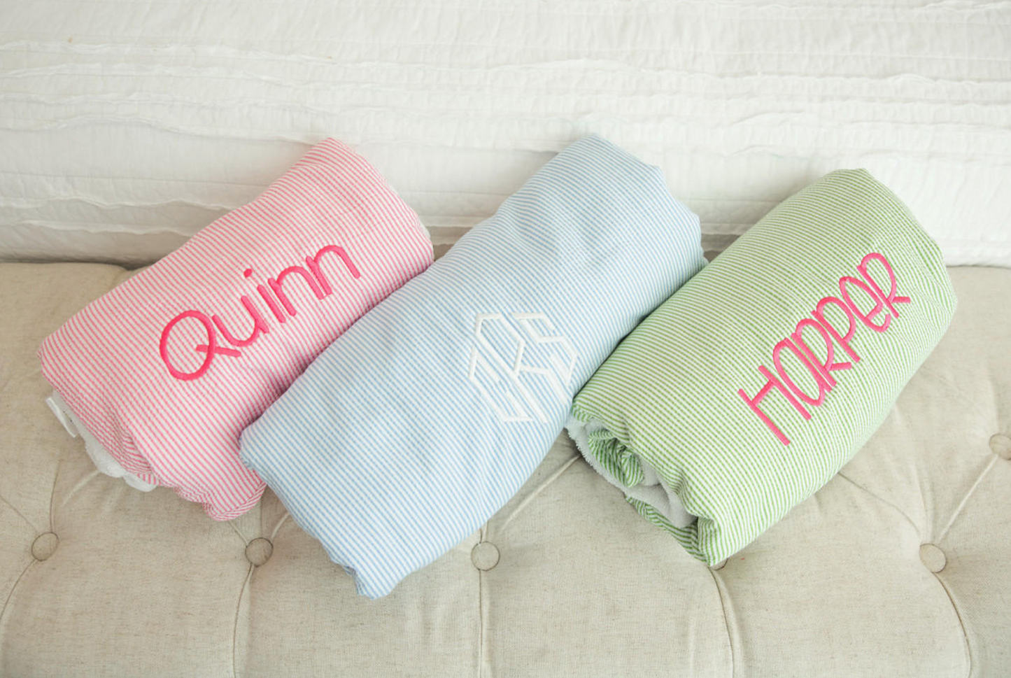 Beach/Bath Seersucker Towel