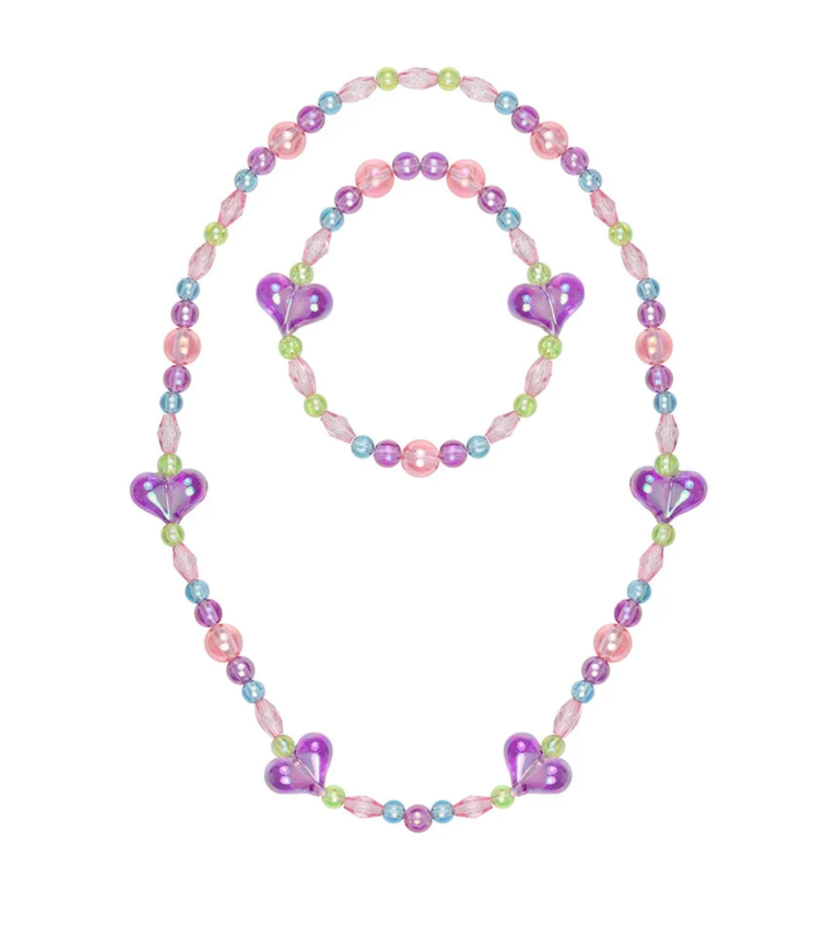 My Heart Will Go On Necklace & Bracelet Set
