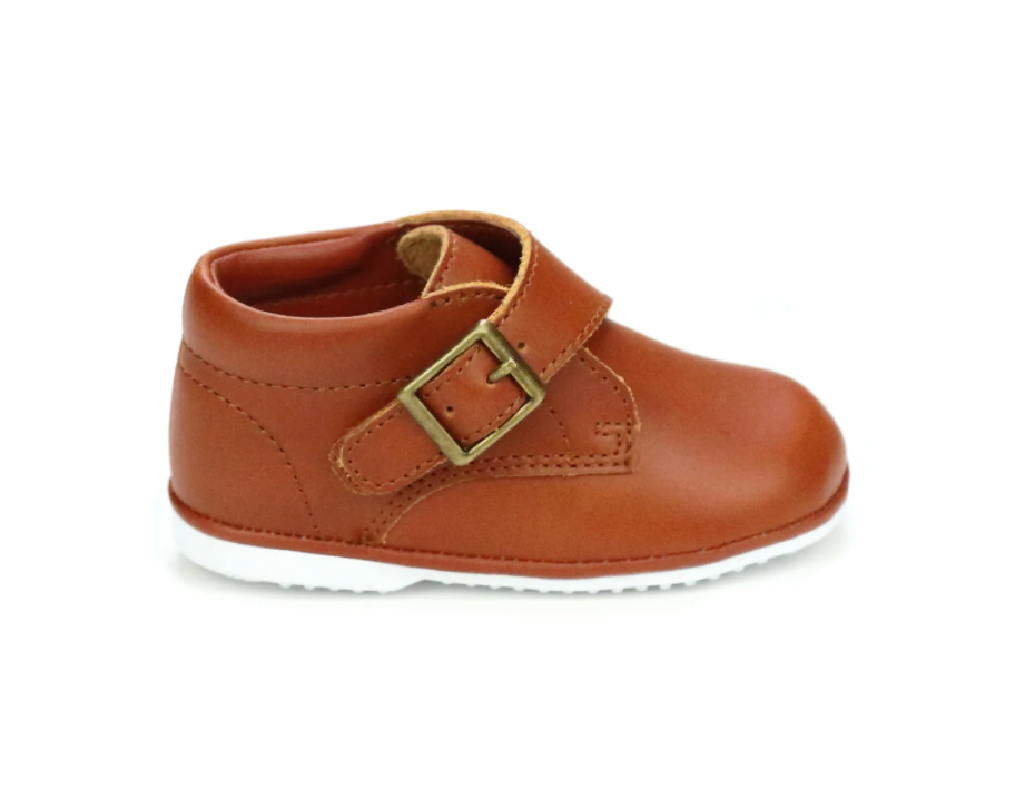 Finch Velcro Bootie Cognac