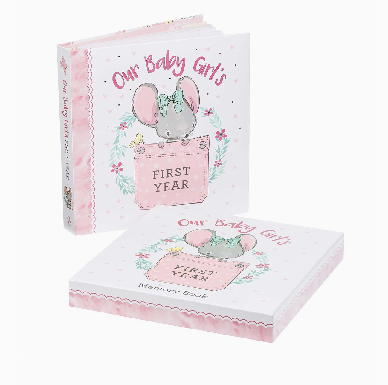 First Year Baby Girl Memory Book