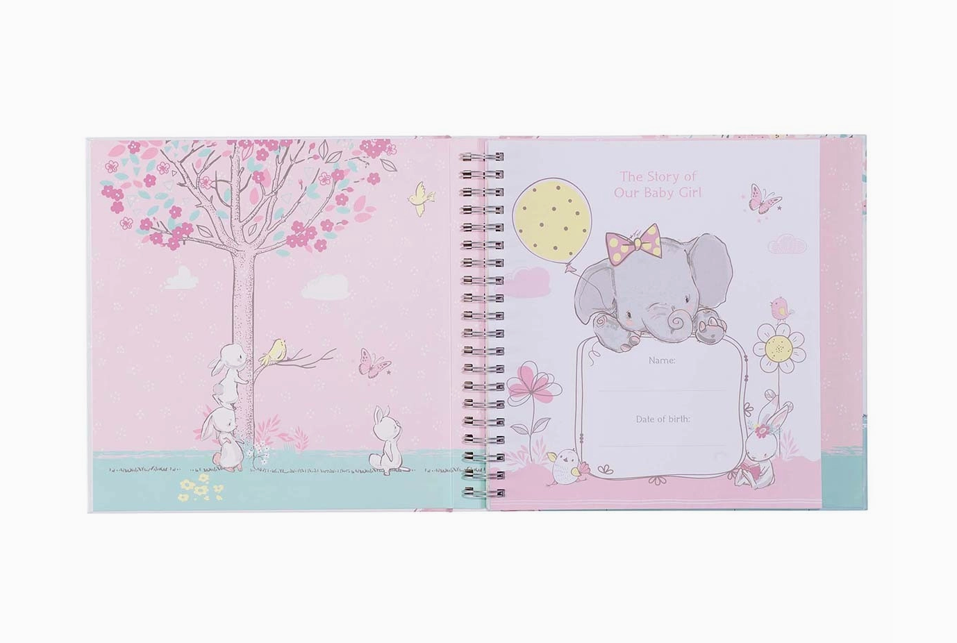 First Year Baby Girl Memory Book