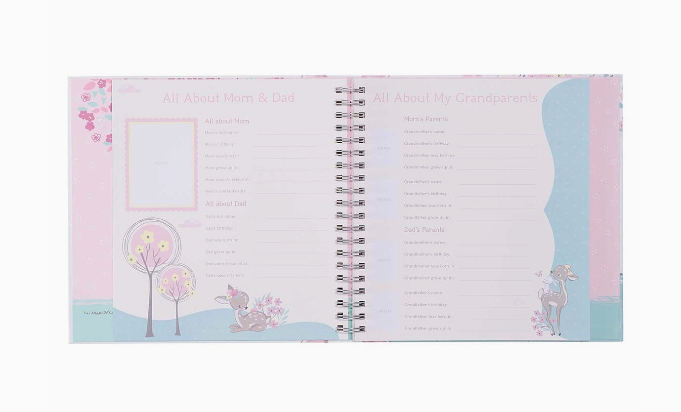 First Year Baby Girl Memory Book