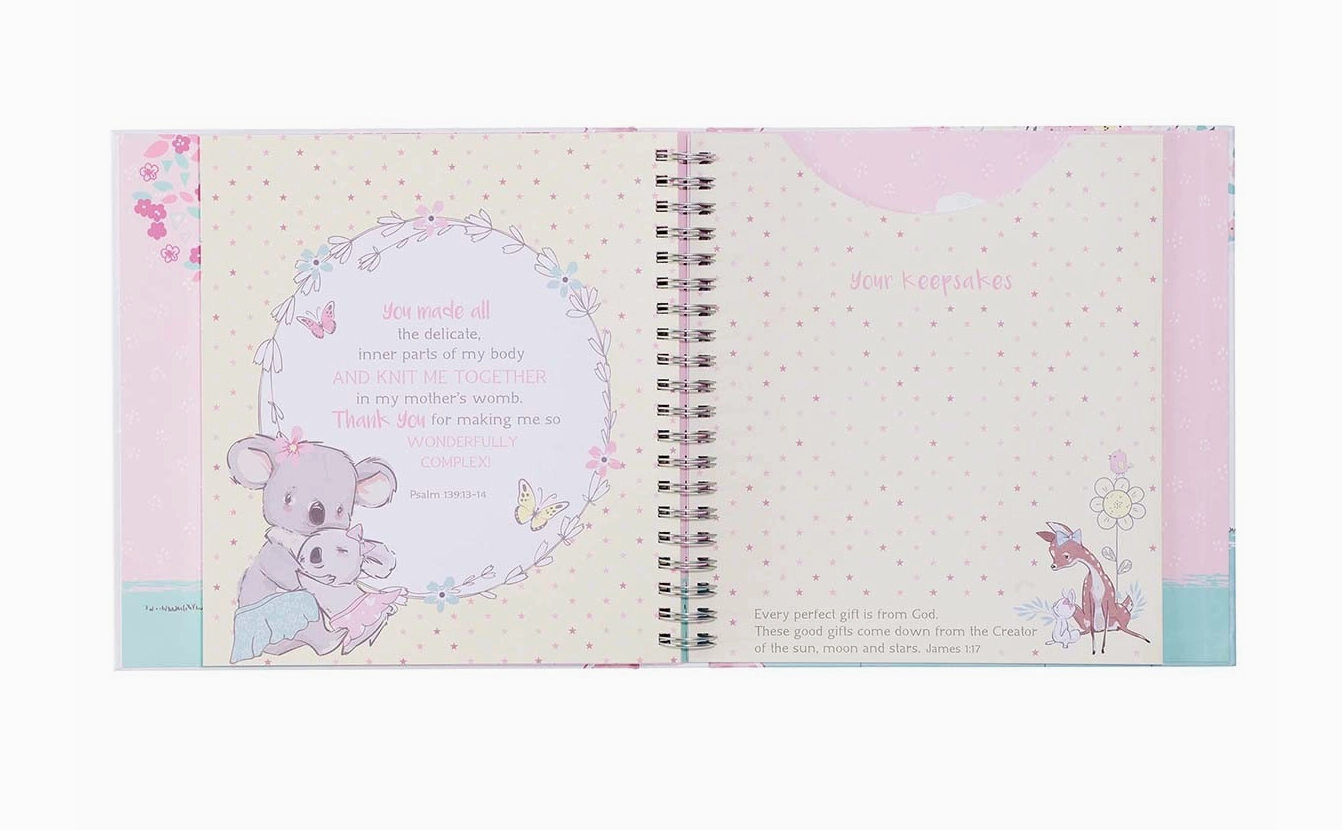 First Year Baby Girl Memory Book
