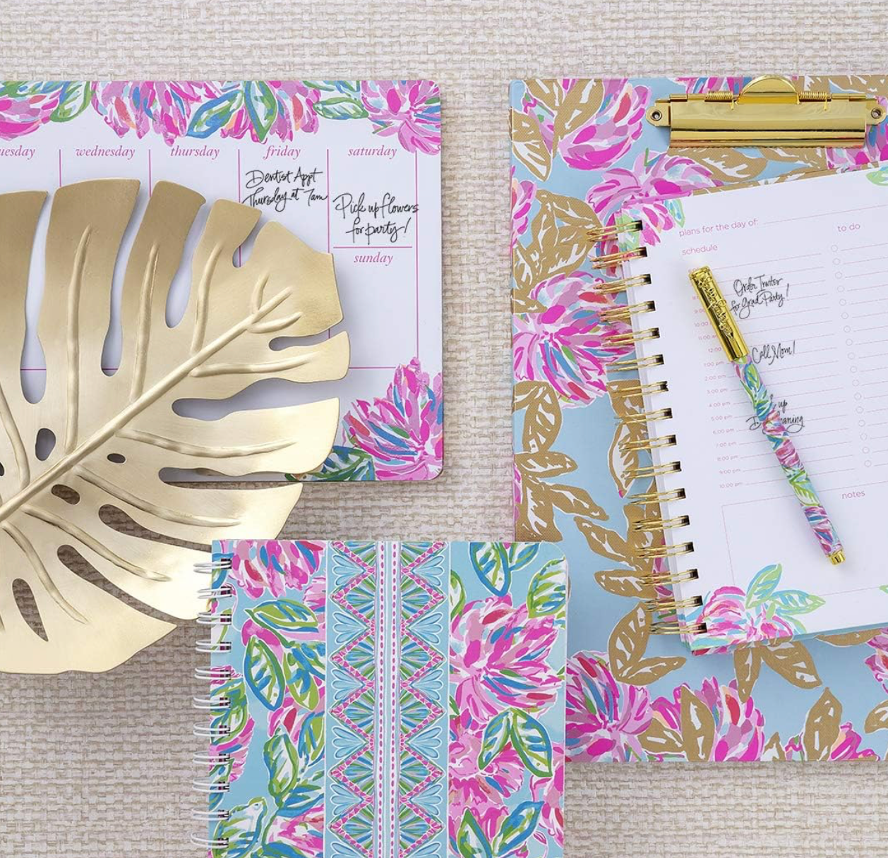 Weekly Desk Pad Totally Blossom (Lilly Pulitzer)