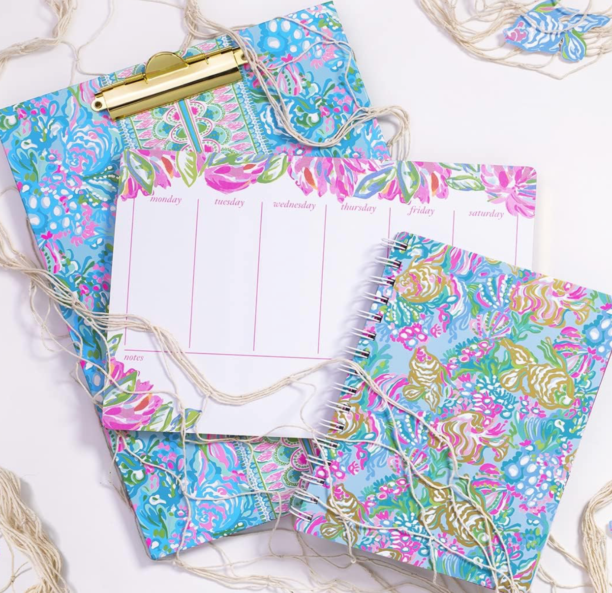 Weekly Desk Pad Totally Blossom (Lilly Pulitzer)