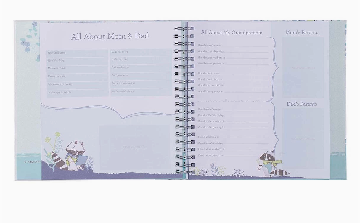 First Year Baby Boy Memory Book