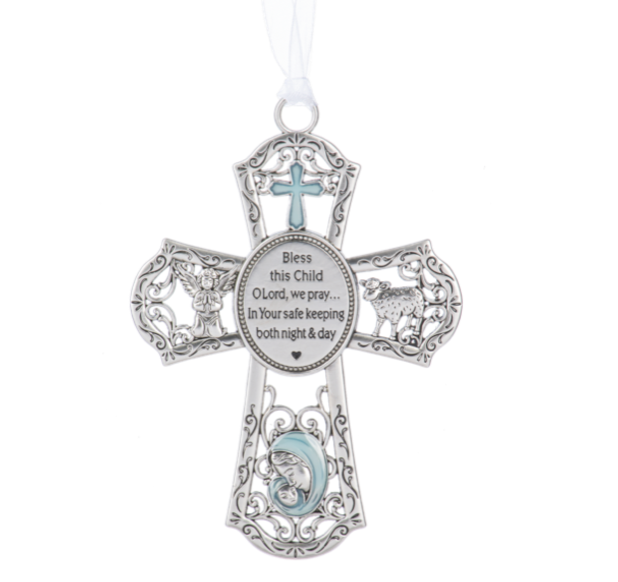 Crib Cross Ornament (Different Color Options Available)