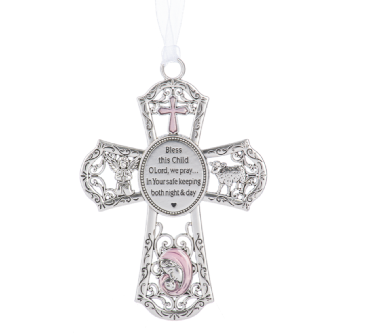 Crib Cross Ornament (Different Color Options Available)