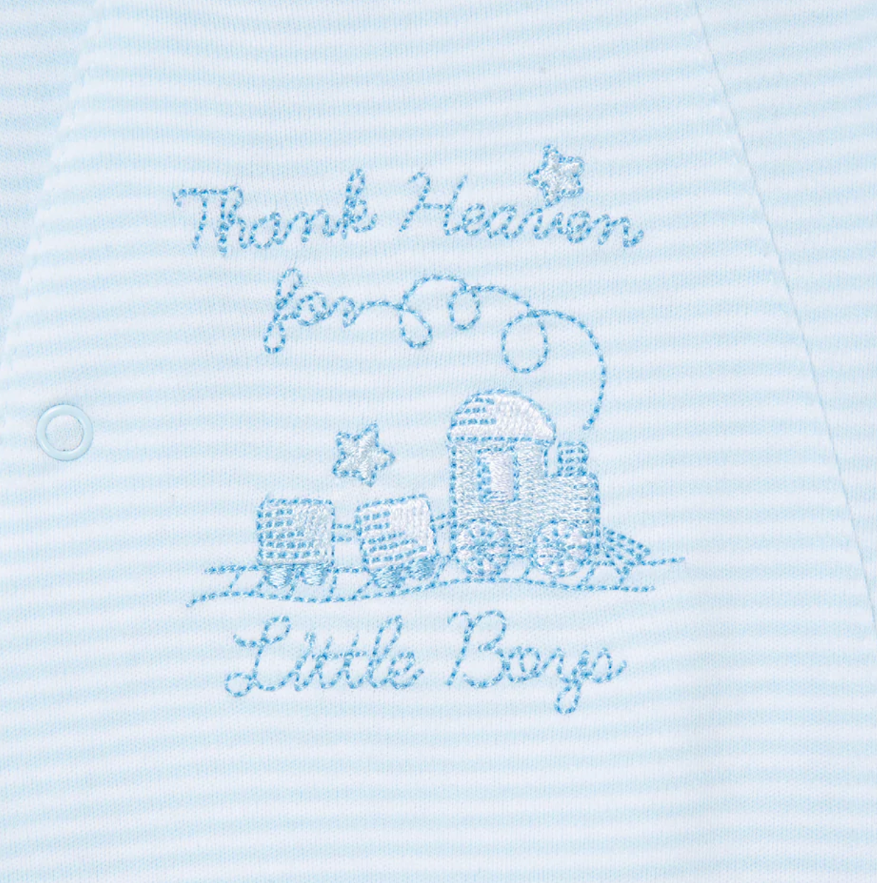 Thank Heaven For Boys Footie (3 Months)