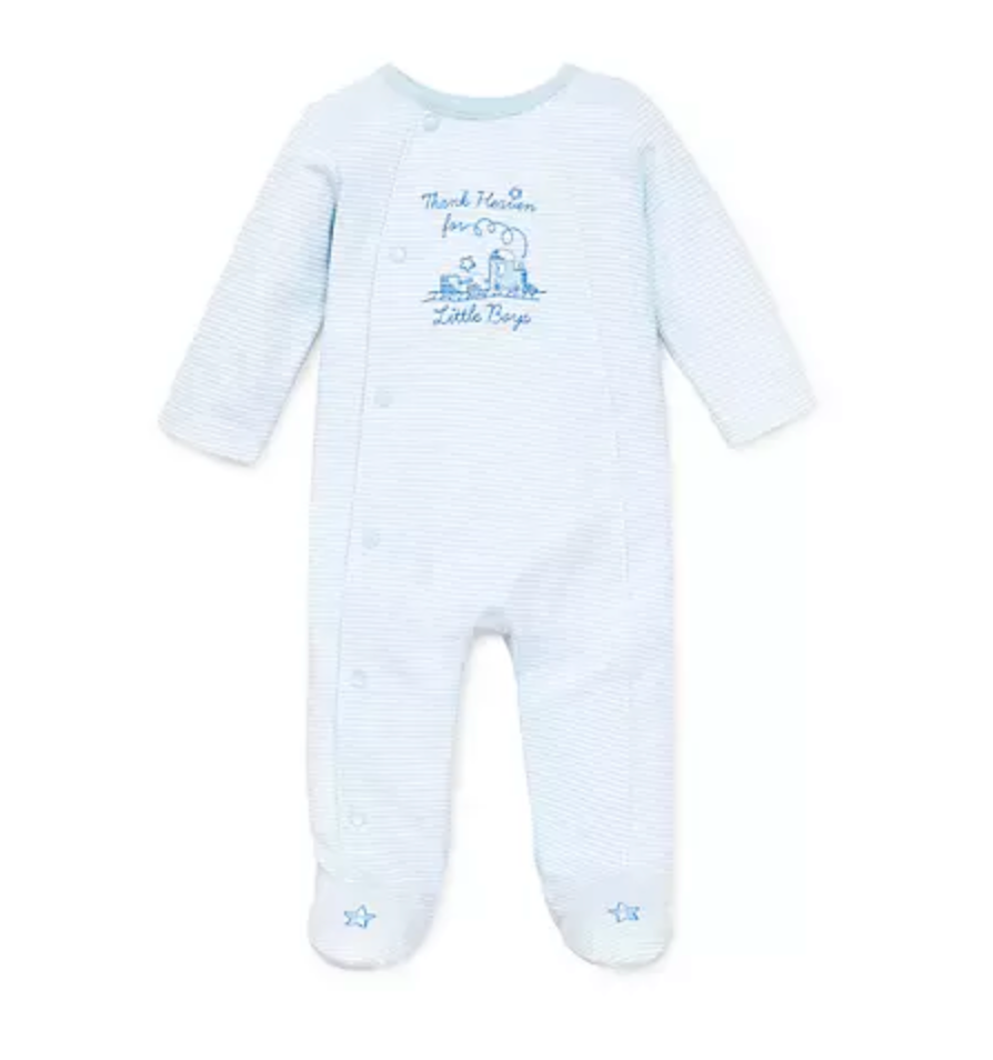 Thank Heaven For Boys Footie (3 Months)