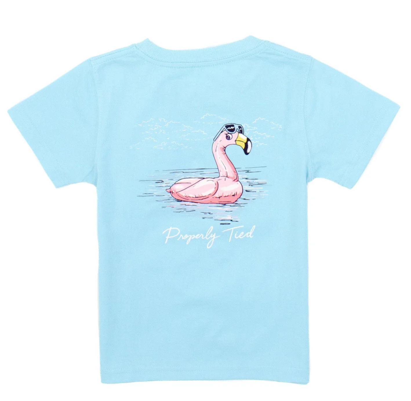 Flamingo Float SS Aqua T-Shirt