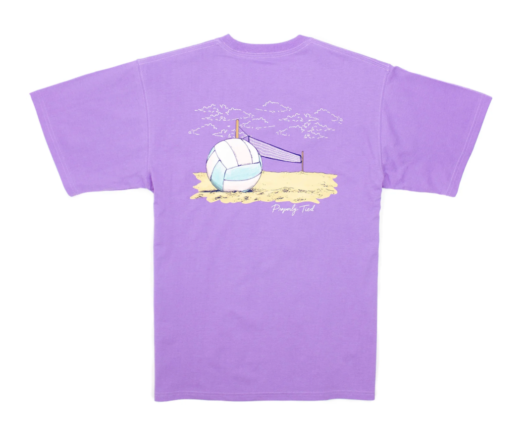 Sandy Serve SS Light Purple T-Shirt