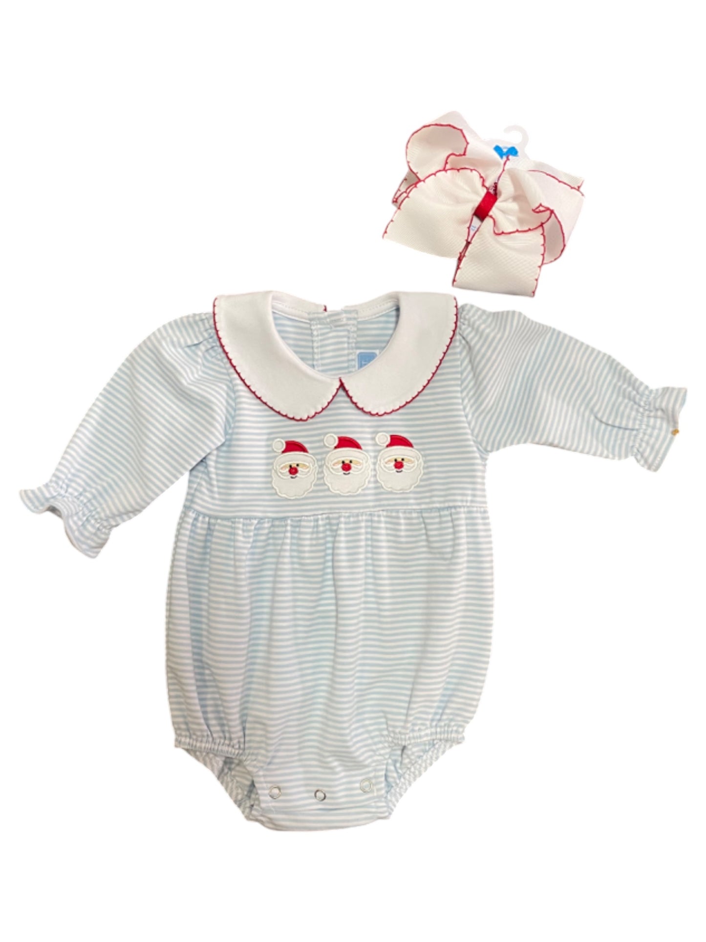 Girls Santa Trio Bubble