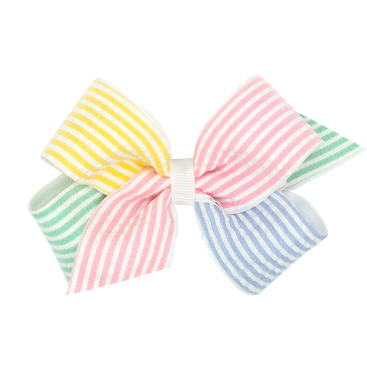 King Color Block Wee Ones Bow