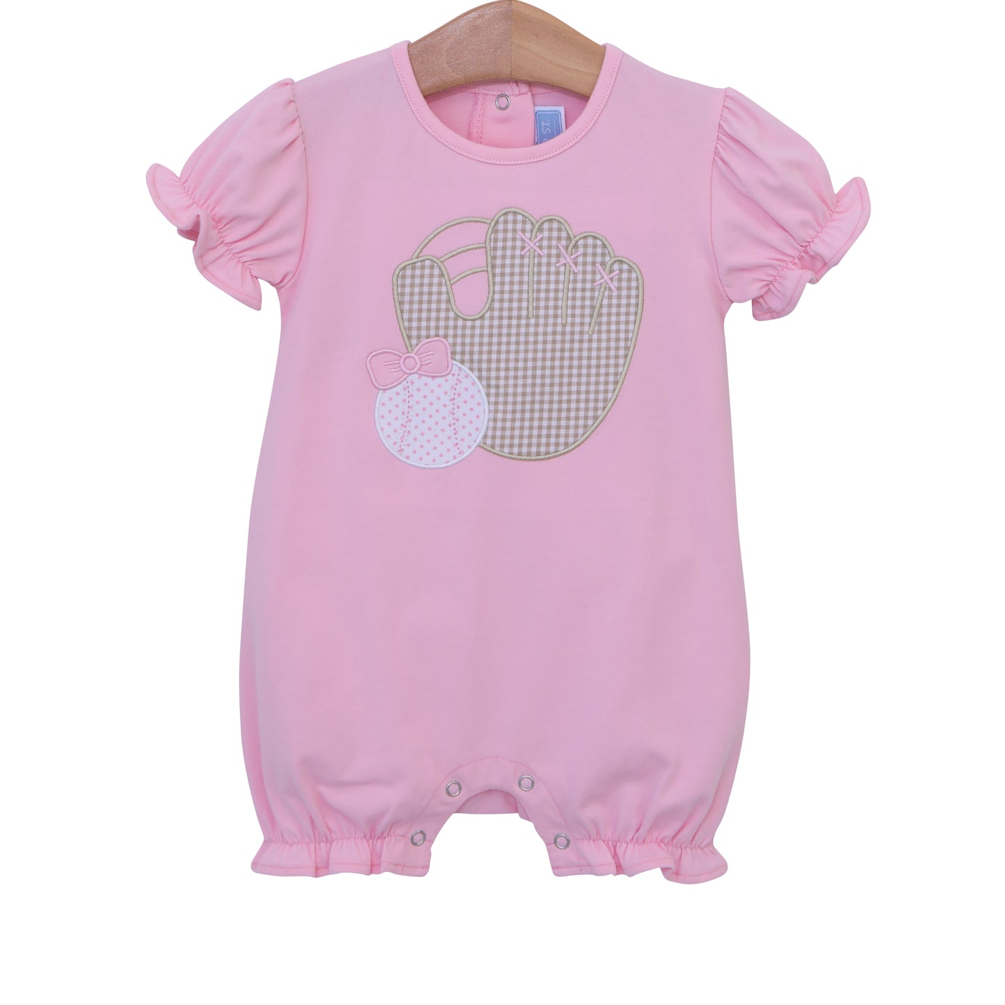 Ruffle Baseball Romper