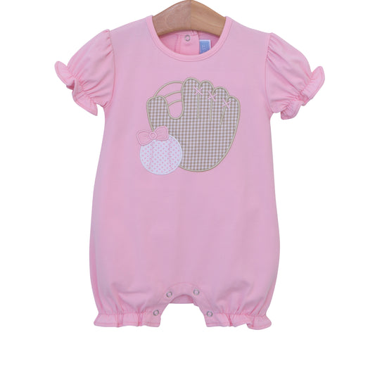 Ruffle Baseball Romper