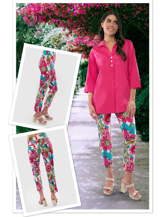 Blossom Straight Leg Capri