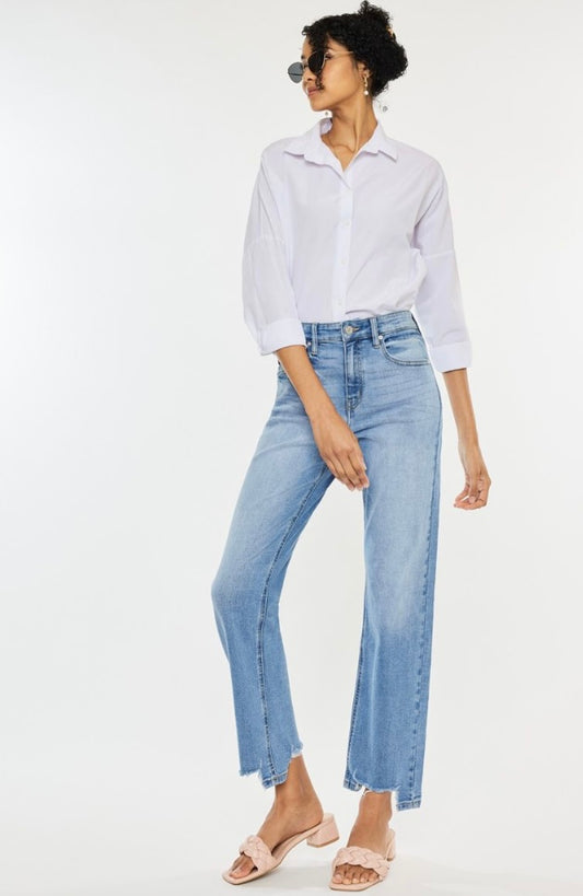 Breanne High Rise Straight Jeans