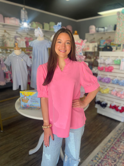 Pearly Pink Top