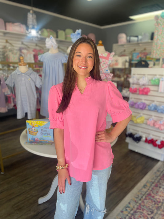 Pearly Pink Top