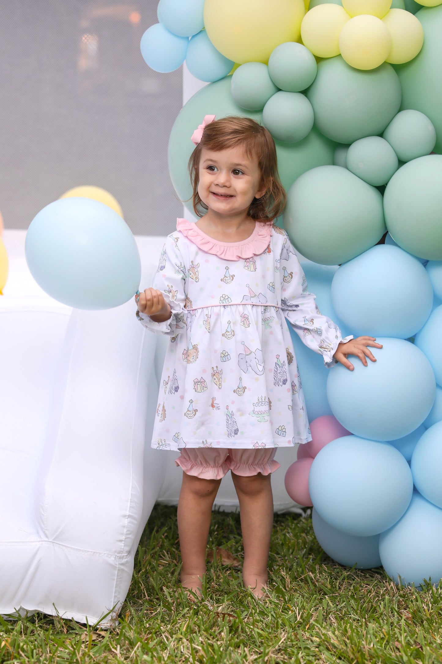 Party Animals Ruffle Bloomer Set