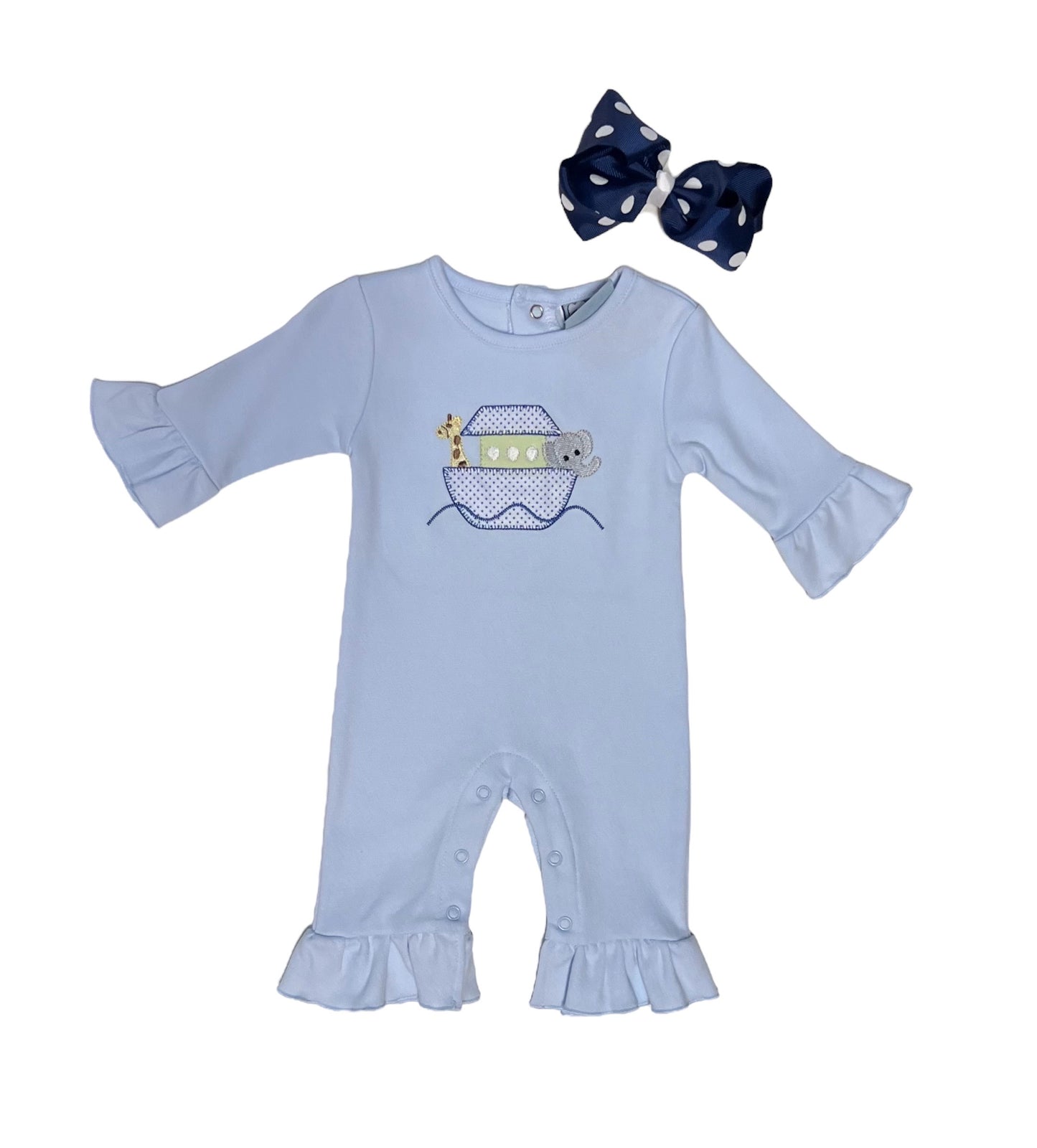 Ruffle Noah's Ark Romper