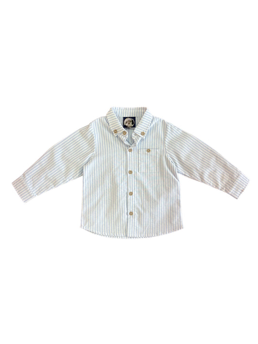 Blue Stripe Button Down