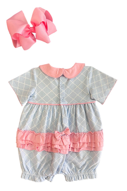 Golden Retriever Ruffle Bow Bubble