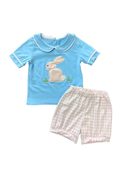 Blue Easter Applique Set
