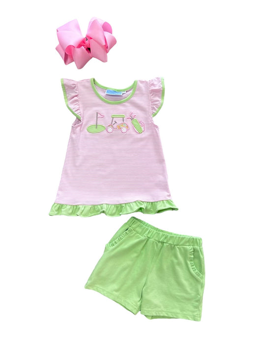 Golf Ruffle Short Set