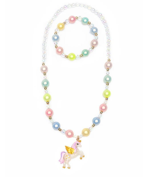 Happy Go Unicorn Necklace & Bracelet