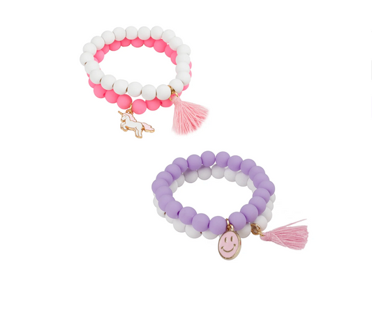 Pretty Pastel Soft Touch Bracelets