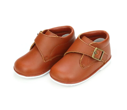 Finch Velcro Bootie Cognac