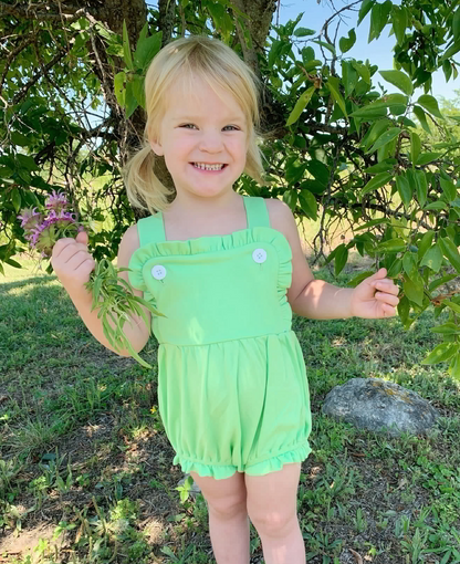 Lime Green Sunsuit