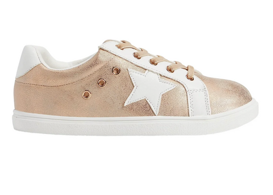 Lil Sparkle Rose Gold Sneakers