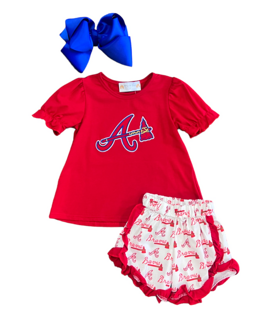 Braves Girl Set