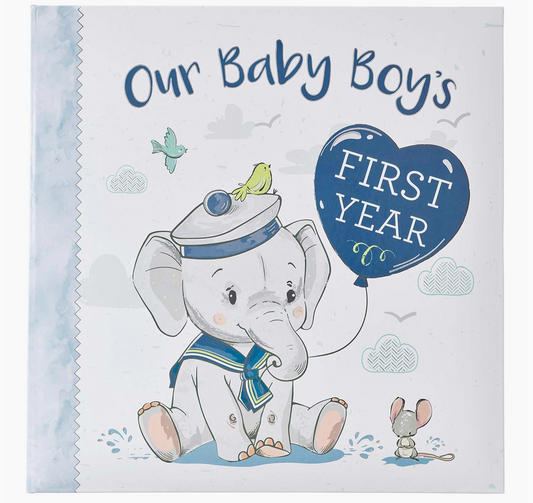 First Year Baby Boy Memory Book