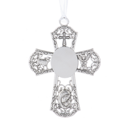 Crib Cross Ornament (Different Color Options Available)