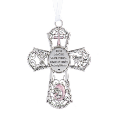 Crib Cross Ornament (Different Color Options Available)